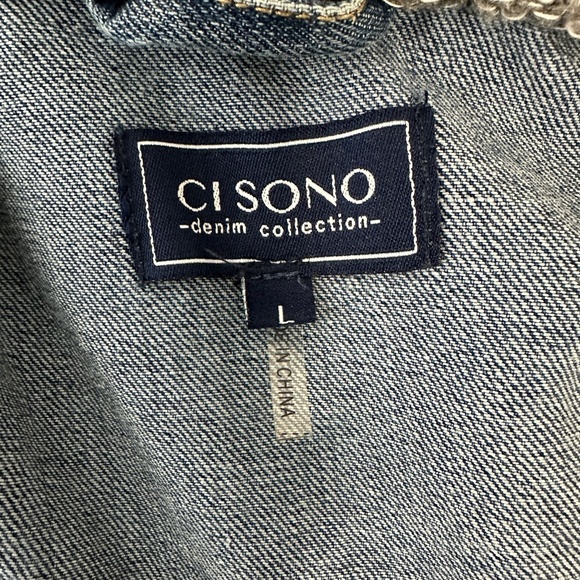 Denim and Sweater Jacket - Picture 9 of 10